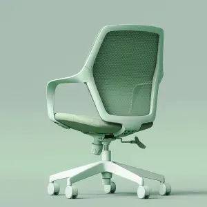 Modern Ergonomic Office Chair with Lumbar Support Comfortable Swivel PA Desk Chair for Home Conference Height Adjustable