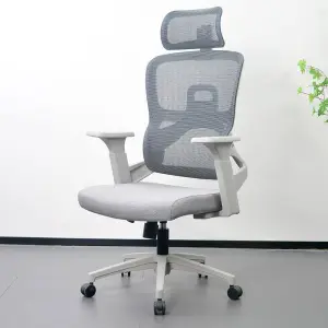 Manufacture High Back Adjustable Boss Computer Executive Game Ergonomic Office Chair With Footrest Full Mesh Ergonomic Chair