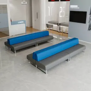 Modern Minimalist Waiting Area Sofa Set Hospital Commercial Public Reception Lounge Negotiation Business Meeting Furniture