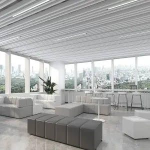 Custom Office Reception Long Booth Sofa Meeting Training Leisure Lounge Waiting Area Commercial Seating Furniture