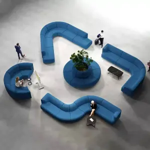 Creative Minimalist Light Luxury Sofa Set Beauty Salon Company Lobby Reception Meeting Negotiation Lounge Commercial Furniture