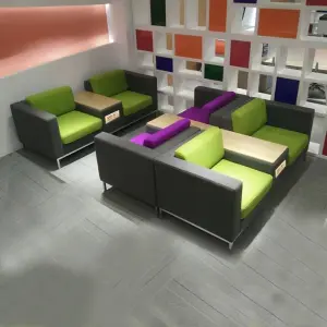 Modern Minimalist Office Sofa Coffee Table Set for Home Office & Living Room Multi-Functional Commercial Furniture