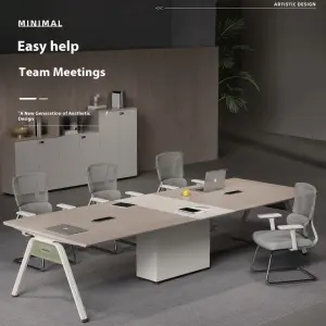 Prise Autonome Modern Small Seater Adjustable Height Conference Table Set New Office Furniture Europe Style Wood Home Office