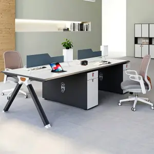 Modern Manual Screen Partition for Staff Office Desk Finance Modular Office Workstations Whiteboard Office Workstation Partition