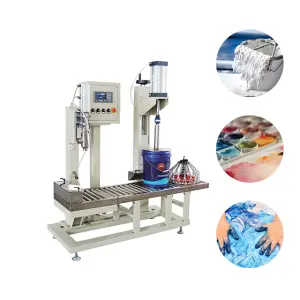 China Farfly FWG Semi-automatic 5L Filling Machine with Hopper for Accuracy Filling