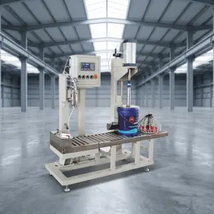 Semi-Automatic Pneumatic Filling Machine for Oil & Chemical Plastic Barrels 220V