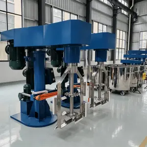 Quality First Hydraulic Lifting Concentric Dual-shaft Industrial Paint Mixer Machine