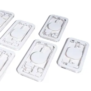 M-Triangel Phone Housing Protecting Mold Back Glass Protecting Moulds for Laser Machine Removing iPhone Back Glass Cover