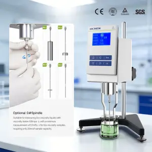 NDJ-S Lab Instrument Digital Rotational Viscosity Meter Brookfield Rotational Viscometer for Cosmetics Oil Testing