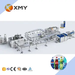 Carbonated Energy Drinks Filling Production Line 6000bph-36000bph Carbonated Soft Drinks Production Line