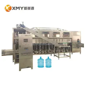 Automatic 5 Gallon Liquid Plastic Bottle Mineral Water Filling Line for Food & Beverage Factory