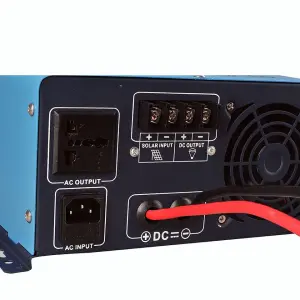1KVA Invertor 12v to 220v Hybrid Pure Sine Wave with Solar Charge Controller and Battery Charge