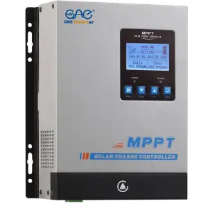 MPPT Solar Charge Controller 60A 3400W 12V 24V 48V Auto Voltage Regulator with Smart Easy Control for Home Solar System