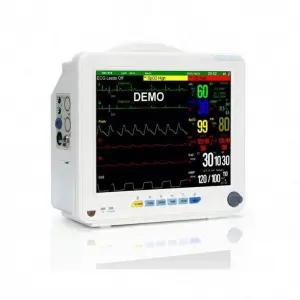 Competitive Price 12 Inch Portable Multi-parameter Monitor ECG with Human and Veterinary Versions for Hospital and Clinic