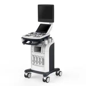 Abdomen Gynecology Obstetrics 4D Color Doppler Ultrasound Trolley Machine for Human & Animal Use