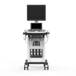 Hot Selling 3D/4D 19 Inch LED Screen Trolley Ultrasound Machine Color Doppler for Hospitals