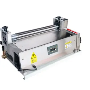 Chinese Desktop Speed Adjustable White Glue Paper Machine 380 Stainless Steel Small Cold Gluing Machine for Sale