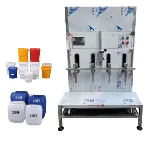 KET Hot Selling Semi-Automatic Linear Liquid Plastic Bottles Mineral Water Essential Oil Perfume Juice Filling Machine