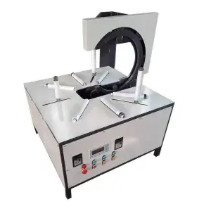 KET Tyre Wires Cables Horizontal Pipe Wrapping Cable Coil Steel Wire Packaging Pack Bagging Machine