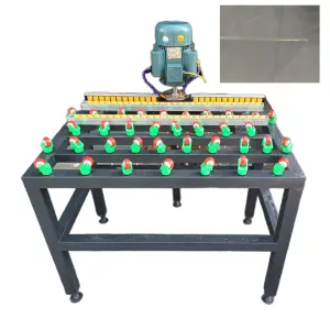 Single Head Glass Edge Grinding Machine Glass Straight Line Round Edge Machine Glass Chamfering Machine