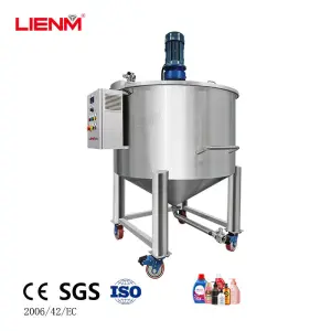 Factory Original Liquid Detergent Mixer Machine Making Machine 500L 1000L Liquid Soap Mixer Machine Liquid Mixing Equipment