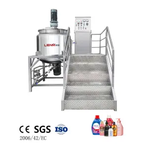 LIENM Automatic Liquid Mixer Machine Stainless Steel Cleaning Products Dishwashing Liquid Soap Mixers Makine Machine
