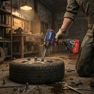 NANWEI 20V Lithium Battery Impact Wrench Cordless Brushless Motor Power Tools Impact Wrench