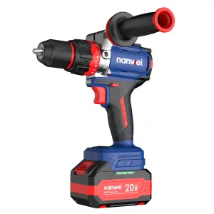 NANWEI Hot Selling Powerful Impact Drill 120N.m High Torque Rechargeable Lithium Battery Screwdriver