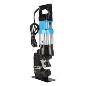 Electric Hydraulic Channel Punching Machine MIP-25 for Steel Iron Copper Aluminum 6mm Thickness Blue 20KG ODM Supported