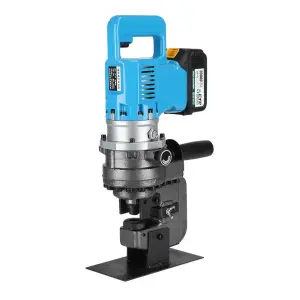 Lithium Battery Hydraulic Channel Punching Machine LD20 for Iron 6mm Thickness 20KG Weight Blue ODM Supported