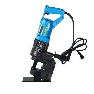 JINPAI Long JP20-100 Hydraulic Channel Steel Punching Machine Hand Held Iron Material 6mm Thickness