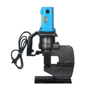 JINPAI JP25 Electric Eyelet Puncher Hydraulic Sheet Metal Iron Hole Punch Tool AC 240V 49kg