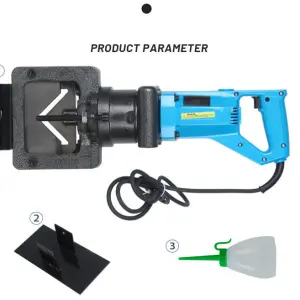 Jinpai 60x60 mm Angel Iron Cutting Tools Hydraulic Angle Iron Cutter Electric Angle Cutting Machine