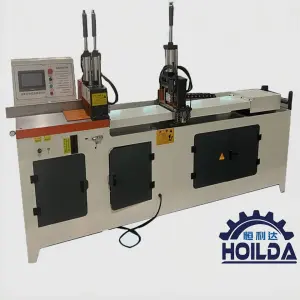Hoilda Automatic Burr-Free Gear Cold Saw for Aluminum Copper Profiles Precision Circular Cutter 220/380V for CPU Heatsinks