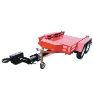 Customized Car Hydraulic 3 Tonne Trailer Low Bed Tilt Trailer Tandem Car Trailer