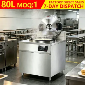 Big-Scale Hotel Commercial Smart Standing 80 Litre Large Stainless Steel Electric Industrial Pressure Cooker