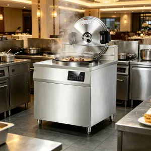 Large Stainless Steel 40L 45L Commercial Electric Pressure Cooker Standing Multi-functional Hotel Kitchen Equipment Factory