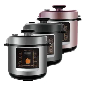 Household 11-in-1 Multifunctional Smart Electric Pressure Cooker 4.1-5L Stainless Steel LCD Display Non-Stick Inner Pot