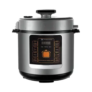 Low Price Stainless Steel Aluminum Non-Stick 10-in-1 LCD Display Electric Pressure Cookers Smart Cookers for Household Car Use