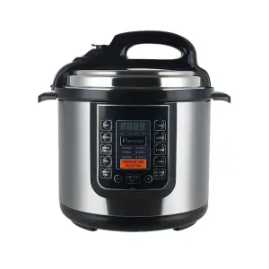 Household Kitchen 11-in-1 Stainless Steel Electric Pressure Cooker with LCD Display 24-hour Presetting & Multifunction Pot