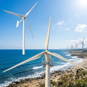 Industrial Grade Low Wind Speed Tolerance Electrical Control Type Engineering Horizontal Wind Turbine Generator 200 kw 3 Phase