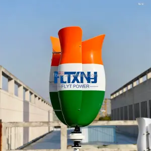 Home Flower Wind Turbine System Residential Free Power Wind Generator 600w 1kw 2kw 3kw 5kw Rooftop Install