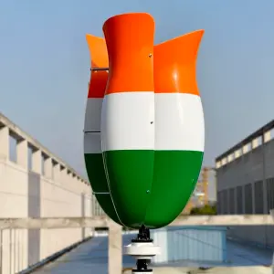 600w 1000w Flower Wind Turbine System Residential Free Power Wind Generator Rooftop Install off Grid Homeuse 1200w