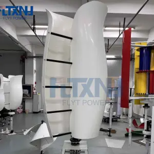 Poland Stock Wind Turbine 600w Silent Tulip Flower Vertical Axis Turbine Power for Home 12v Free Power