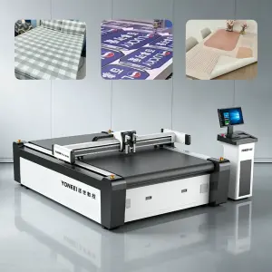 Industrial CNC Fabric Cloth Sofa Curtain Bedding Digital Cutting Textile Machine Automatic Cutter for Automotive Upholstery