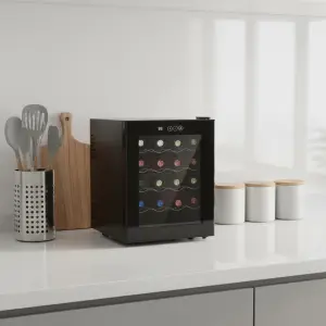 Electric Stainless Steel Wine Bar Cabinet Home & Hotel Use Wine Cooler Refrigerator Mini Drink Fridge