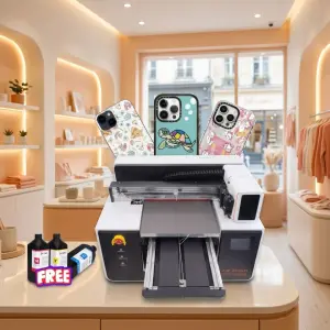 Innovative Design Xp600 Head I3200 HD Head 40*60cm Uv Flatbed Printer for Junior Entrepreneurs A2 Uv Flatbed Printer