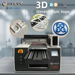 High Quality & Best Price A3 Uv Flatbed Printer for Bottle Glass Pen Stickers Printing with Xp600 I3200 Heads Printer Machine