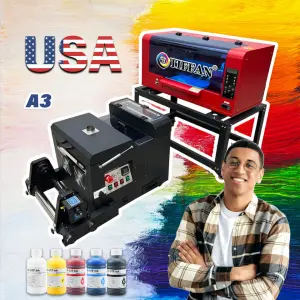 A3 30cm R1390 TX600 DTF Printer Printing Machine Heat Transfer Pet Film Dtf Printer With Dtf Shaking Powder Machine
