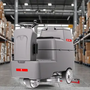 CleanHorse Ares600 New Ride-On Self-Propelled 24V100Ah Battery Power Washer Concrete Cleaner Driving Floor Scrubber 550mm